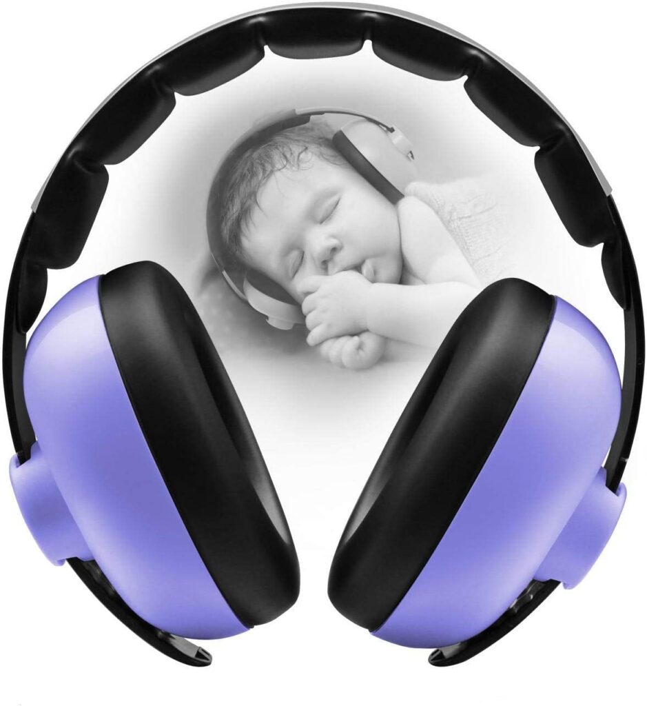 REDUEAR casque anti bruit pour bebe/enfant: Réglable, Pliable, SNR 27dB,  Idéal pour TDAH, Sommeil, Concerts, Événements Sportifs - Inclus Sac de